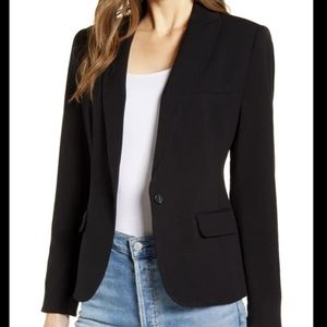 Vince Camuto notch collar blazer black NWT